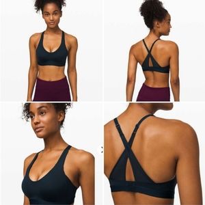 lululemon Up For It Bra Nocturnal Teal 32C